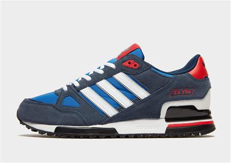 adidas originals heren zx 750 sneakers blauw|adidas zx 750 schoenen.